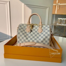 LV M41374 Speedy 25 Damier Ebène 帆布手袋