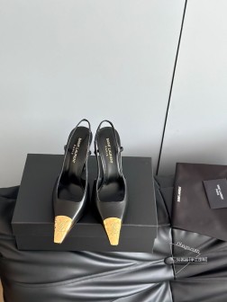 顶级品质圣罗兰ysl 2024春夏新品绝美 精致 优雅 性感尤物YSL上脚超好看哦鞋跟是重新开模定制 393