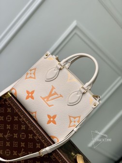 LV M46513 OnTheGo 小号手袋 Monogram Empreinte 皮革 大号尺寸