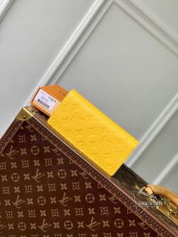 LV M69038 Brazza 钱夹,柔软 Taurillon 皮革,Monogram 图案