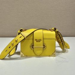 Prada普拉达 1BD045女包 新色到货 小牛皮 十字纹 羊皮 复刻