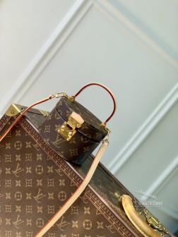 LV M46933 Scott 手袋 Monogram帆布 材质 圆筒收纳盒