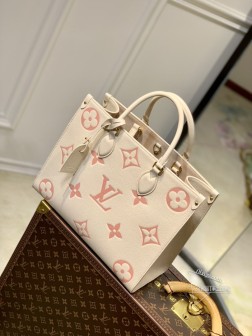 LV M21575 OnTheGo中号手袋 Monogram Empreinte压纹皮革