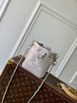 LV M46291 Nano Noé 手袋 Monogram Empreinte 皮革 香芋紫