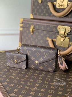 LV M80091 三件套 MULTI POCHETTE FéLICIE 主包麻将包 高仿