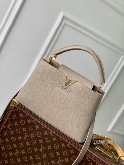 LV M24727 Capucines 中号手袋 全粒革 2013年问世