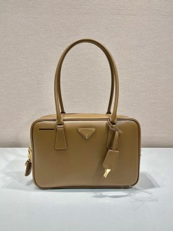 Prada普拉达 1BA428 新款长柄中古包 Saffiano牛皮手袋 复刻