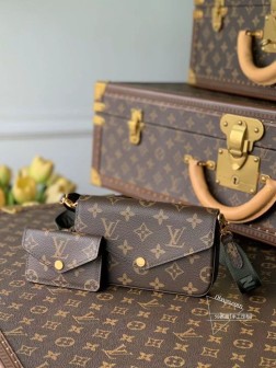 LV M80091 MULTI POCHETTE FéLICIE 三件套 主包袋 麻将包 A货