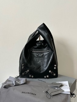 Balenciaga le Cagole 菜篮子购物袋 顶级A货 牛皮材质