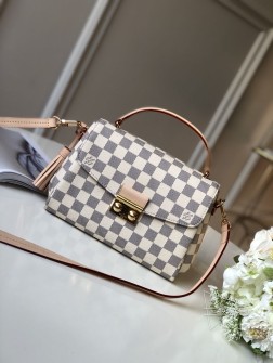LV N41581 CROISETTE DAMIER 非格邮差包 时尚百搭