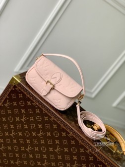 LV M83566 Nano Diane 手袋 Monogram Empreinte 皮革经典复刻