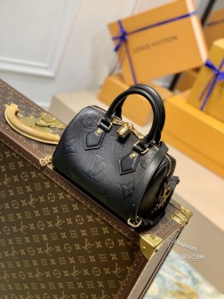 LV M58953 Speedy Bandoulière 20 手袋 黑色 顶级A货
