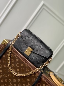 LV M46595 Pochette Met 手提包 Monogram Empreinte皮革