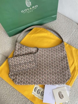 GOYARD Hobo拉链托特包 限定灰粉 ZP款 1W多