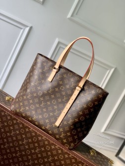 LV M47134 Mezzo 手袋 Monogram 图案 三角皮革 经典设计