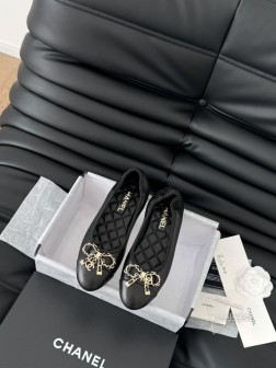 Chanel 小香25C新品蝴蝶结单鞋系列原版11复刻 经典中的经典无论搭配裤装还是裙装都是完美小圆 645