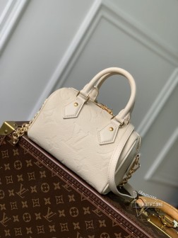 LV M58953 Speedy Bandoulière 20 手袋 光滑 Monogram 顶级A货