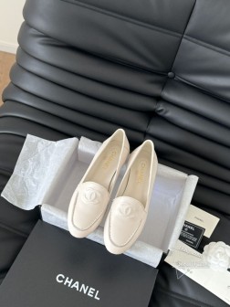 Chanel 24K新款乐福鞋高级手工系列鞋面牛皮 内里羊皮 真皮大底Size35-39 其他码数定 1334