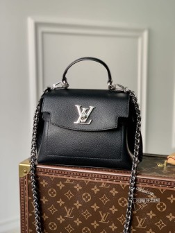 LV LOCKME EVER M20997 迷你手袋 黑色 粒面牛皮革