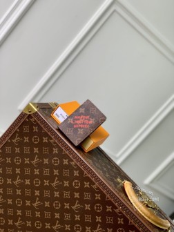 LV M11631 褪色花口袋钱夹 Monogram Dust 帆布材质