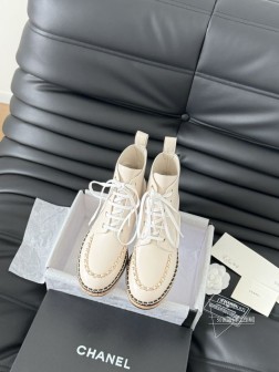 Chanel 小香24A新品蝴蝶结链条短靴原版11复刻 经典中的经典无论搭配裤装还是裙装都是完美小圆 1248