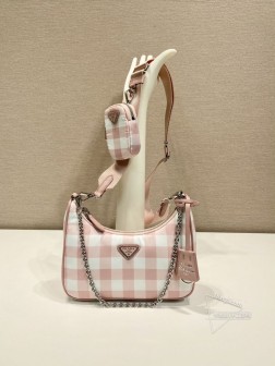 Prada普拉达 1BH204 三合一手袋 格子纹 顶级A货 高仿