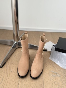 Chanel 24B新款纽扣双C长短靴系列全皮顶级版本内里全牛皮 真皮大底 超重工Size35-39 1125