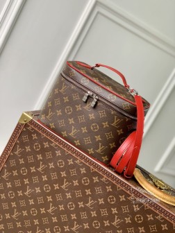 LV M12671 Nice BB 化妆包 Monogram Macassar 帆布顶级A货