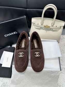 顶级品质香奈儿24k值得买的通勤毛毛乐福鞋 秋冬穿搭最重要的就是保暖舒适,Chanel 24k这个毛 697