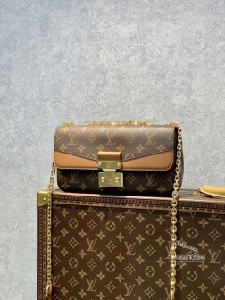 LV M46127 Marceau 链条包 棕色 2022 春季推出