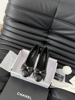 Chanel 小香25C新品蝴蝶结单鞋系列原版11复刻 经典中的经典无论搭配裤装还是裙装都是完美小圆 632