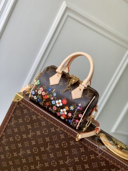 LV M14175 Speedy Bandoulière 20 手袋 Monogram 帆布 牛皮革