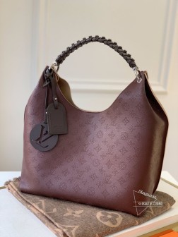 LV M53188 咖色 Taurillon小牛皮双吊牌包 顶级复刻