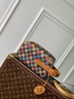 LV N00151LOCKER DOPP KIT 盥洗袋 Damier Ebene 帆布 D 尺寸