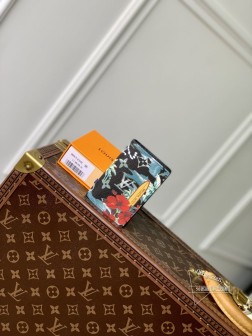 LV M83498 黑色口袋钱夹 Monogram Surfin’ 涂层帆布