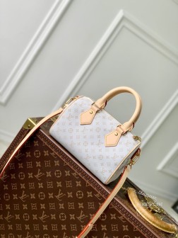 LV M12747 Speedy Bandoulière 20手袋 聚酰胺纤维 Monogram M 高仿