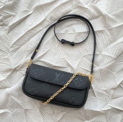 Louis Vuitton 81911 Ivy 手袋 肩带调节 斜挎 腋下金属链条 复刻