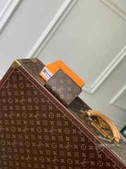 LV M83649 Portefeuil Lisa 黄 Monogram帆布/鲜艳皮革衬里