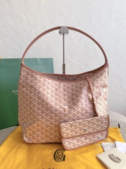 GOYARD 24金属限定色 Hobo 珠光粉 背包【新款】