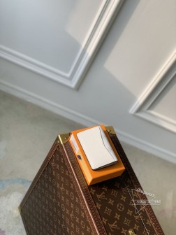 LV M83095 Tagarama 系列特别款口袋钱夹，皮革&Monogram Eclipse帆布