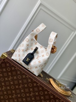 LV M46816 Atlantis BB 手袋 Monogram Reverse 帆布 牛皮肩带尺码