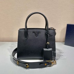 Prada普拉达 1BA156 决胜爆款 原单 进口粗十字牛皮＋小牛皮 图片