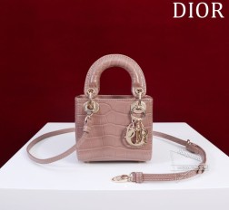 迪奥 77013-Lady戴妃mini鳄鱼纹Size12105cm