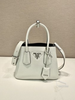 Prada普拉达 1BG443鹿皮纹 Double手袋 新款迷你购物袋 代购