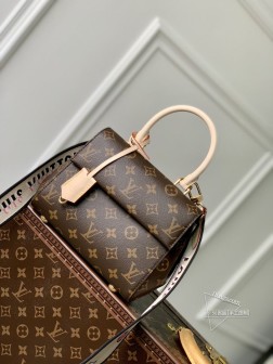 LV M46055 黑织肩 Cluny Mini 手袋 纯质结构 时尚配色