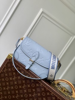 LV M46846 Diane手袋 Monogram Empreinte压纹皮革 优雅设计