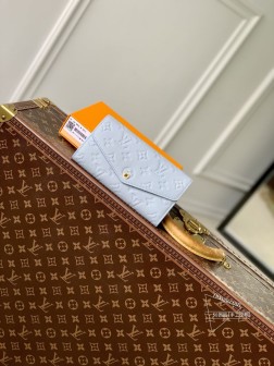 LV M17779 Monogram Unplant皮革 Portefeuille Sara 高仿