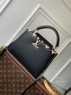 LV M23263 Capucines 小号 Flower Crown 手袋 Taurillon 皮革