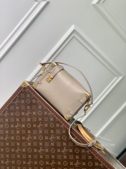 LV M25072 Side Trunk 中号手袋 粒面牛皮