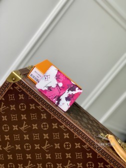 LV M83498紫色口袋钱夹 Monogram Surfin’ 涂层帆布